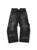"TRM" Baggy Denim (BLACK COLORWAY)