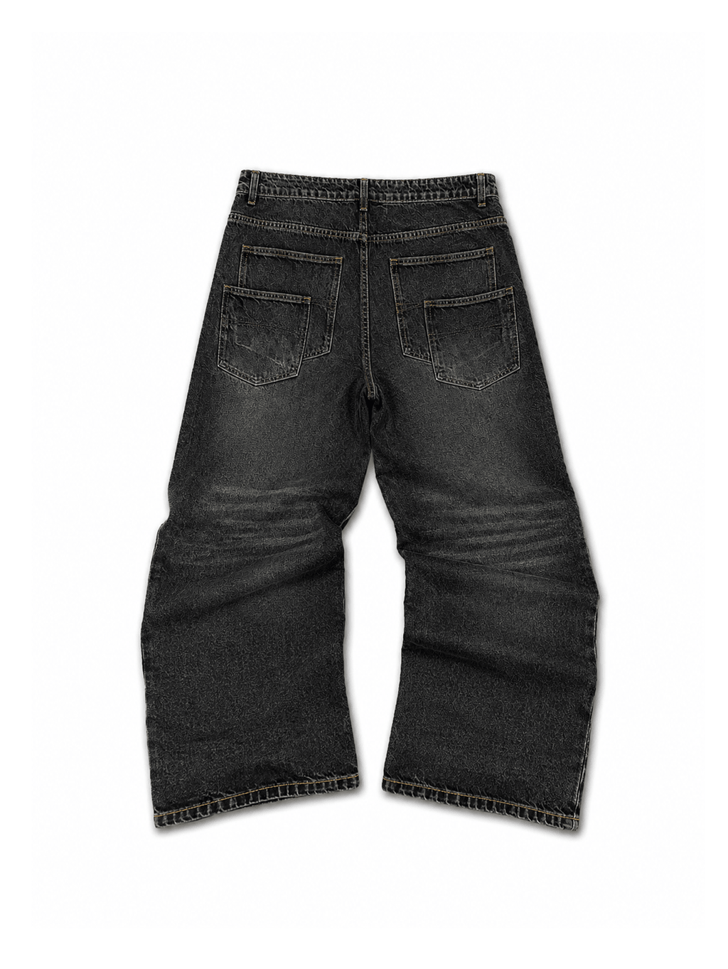 "TRM" Baggy Denim (BLACK COLORWAY)