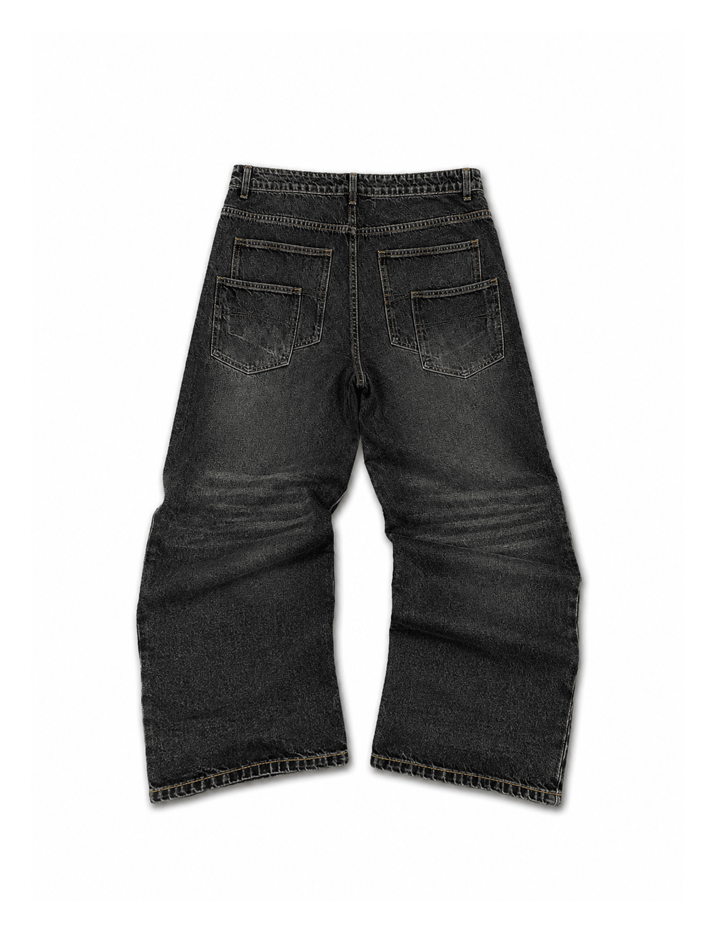 "TRM" Baggy Denim (BLACK COLORWAY)