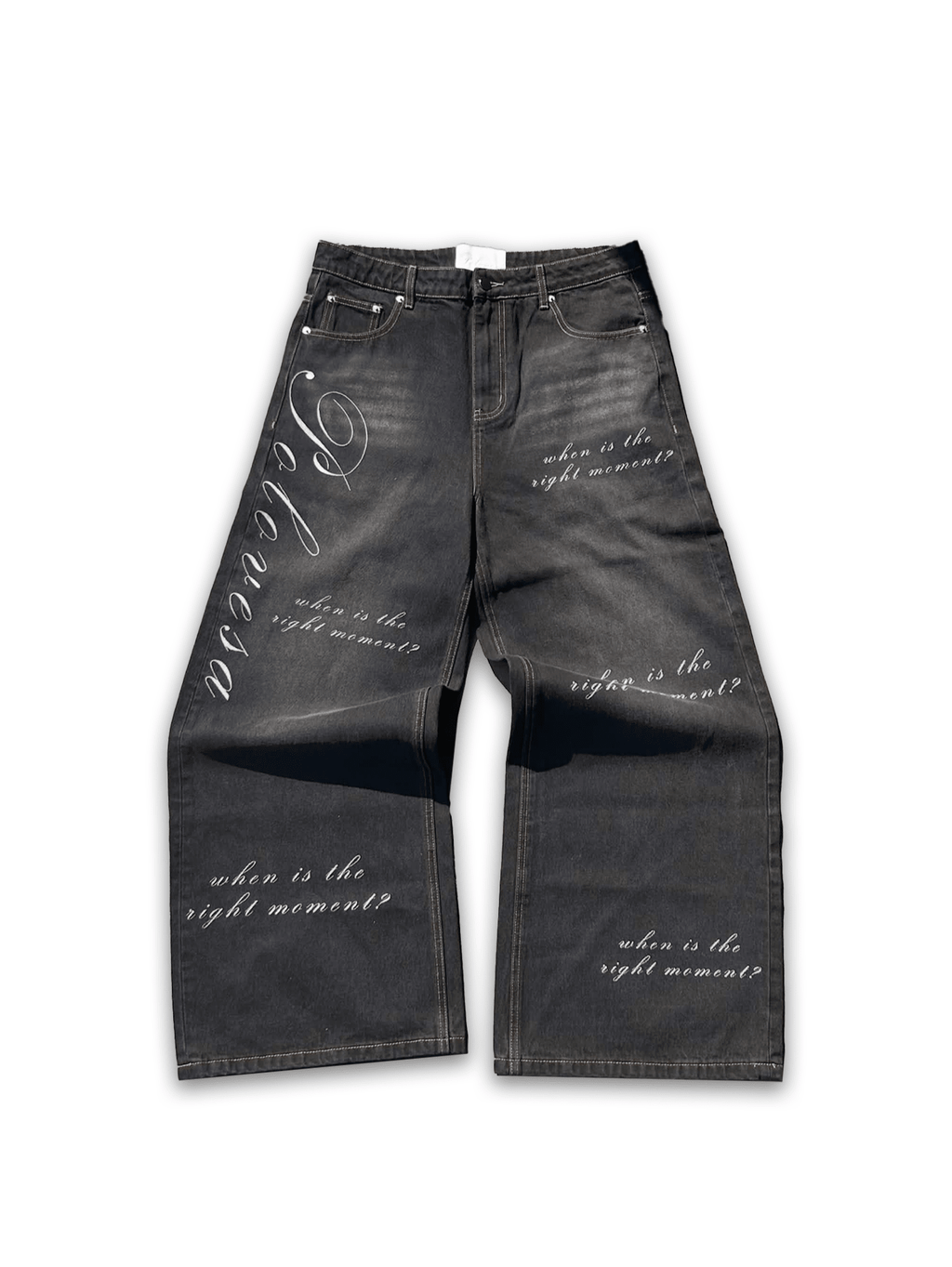 "TRM" Baggy Denim (BLACK COLORWAY) (READY TO SHIP)