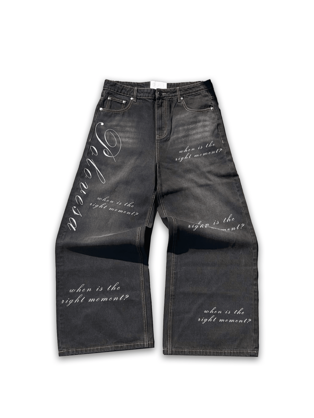 "TRM" Baggy Denim (BLACK COLORWAY) (READY TO SHIP)