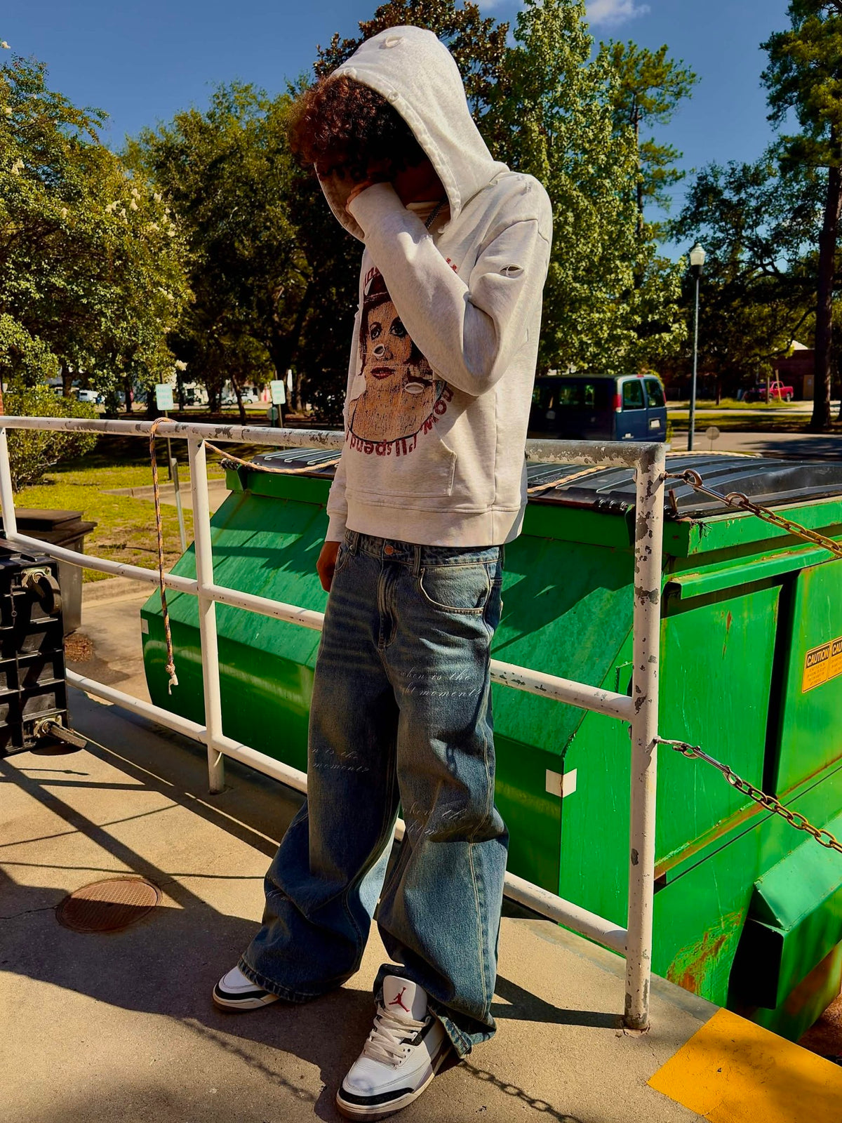 "TRM" Baggy Denim (BLUE COLORWAY)